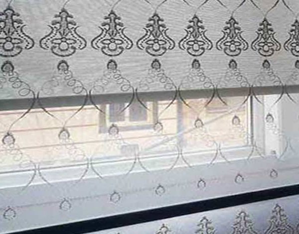 پرده زبرا دومکانیزم با پارچه ی خارجی