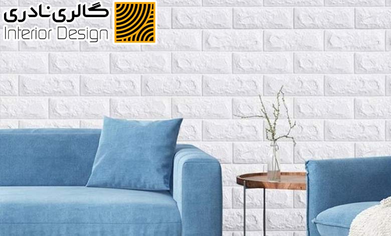 دیوار پوش فومی پشت چسب دار آجری